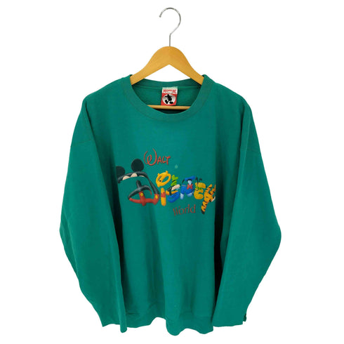 90S MADE IN USA WORLD CHARACTER キャラクタープリントスウェット メンズ import:XL
