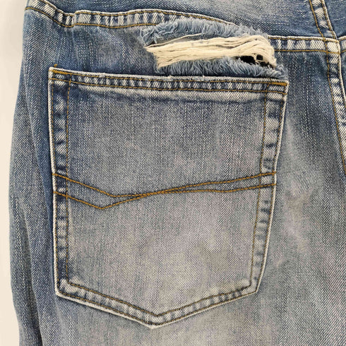 JHL JEANS ダメージ加工 ワイドデニムパンツ メンズ 04