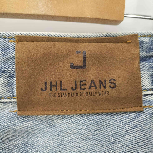 JHL JEANS ダメージ加工 ワイドデニムパンツ メンズ 04