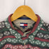 トミーヒルフィガー TOMMY HILFIGER 90S 総柄ボーダーネルシャツ メンズ L/G