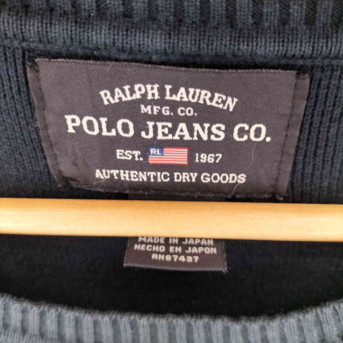 ポロジーンズ RL POLO JEANS CO. フロントワンポイント刺繍 コットン ニット メンズ 3XL