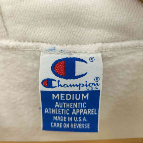 チャンピオン Champion 90S MADE IN USA AUTHENTIC ATHLETIC APPAREL Vガゼット スクリプトロゴ プルオーバーパーカー メンズ import:M