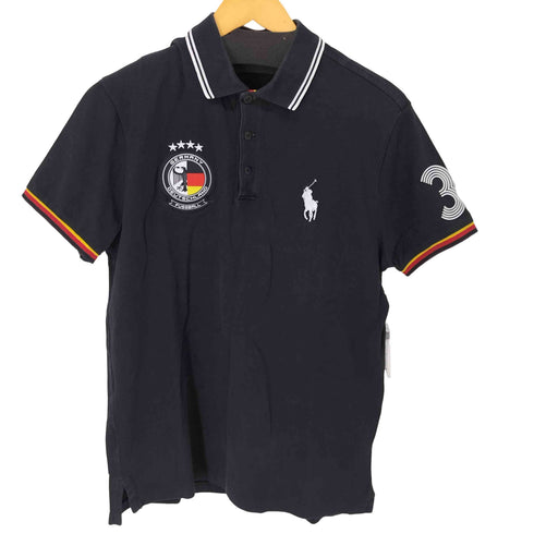 ポロラルフローレン POLO RALPH LAUREN CUSTOM SLIM FIT ポニー刺繍ナンバリングポロシャツ メンズ JPN:L