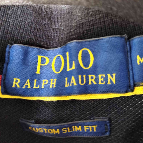 ポロラルフローレン POLO RALPH LAUREN CUSTOM SLIM FIT ポニー刺繍ナンバリングポロシャツ メンズ JPN:L
