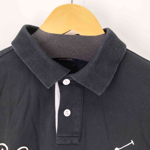 ポロラルフローレン POLO RALPH LAUREN CUSTOM SLIM FIT ビッグポニー刺繍ポロシャツ メンズ JPN:L