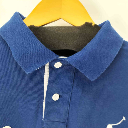 ポロラルフローレン POLO RALPH LAUREN CUSTOM SLIM FIT ビッグポニー刺繍ナンバリングポロシャツ メンズ JPN:L