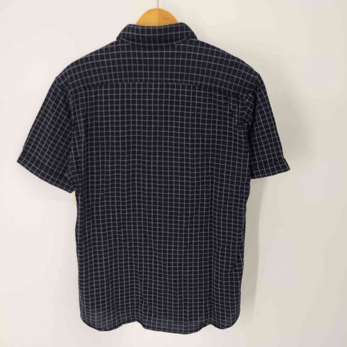 ラコステ LACOSTE SLIM FIT ロゴワッペンボタンダウンS/Sチェックシャツ メンズ JPN:S