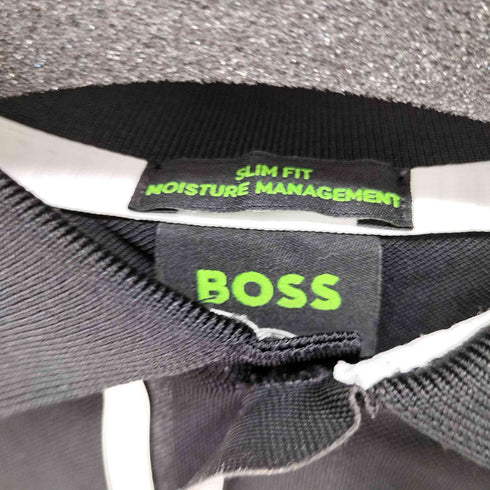ボス BOSS SLIMFIT ロゴプリントS/Sポロシャツ メンズ JPN:L