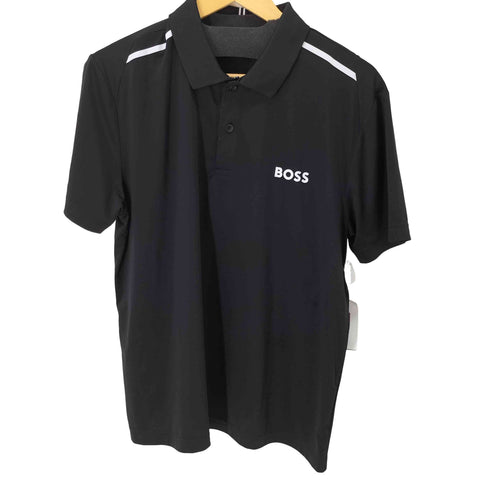 ボス BOSS REGULARFIT ロゴプリントS/Sポロシャツ メンズ JPN:L