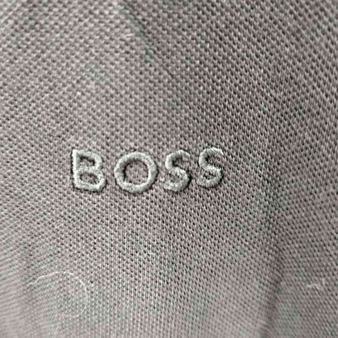 ボス BOSS PIMA COTTON ロゴ刺繍S/Sポロシャツ メンズ JPN:L