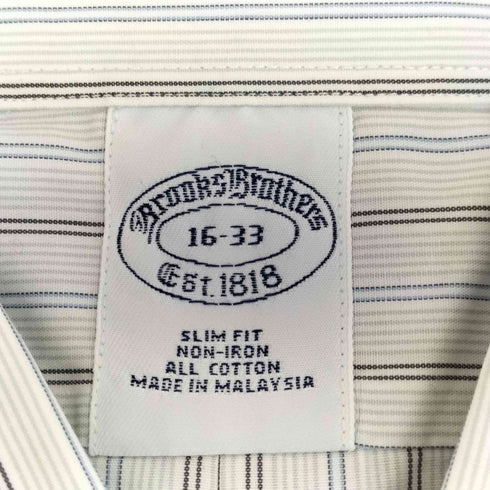 ブルックスブラザーズ BROOKS BROTHERS マルチストライプドレスシャツ メンズ 16-33