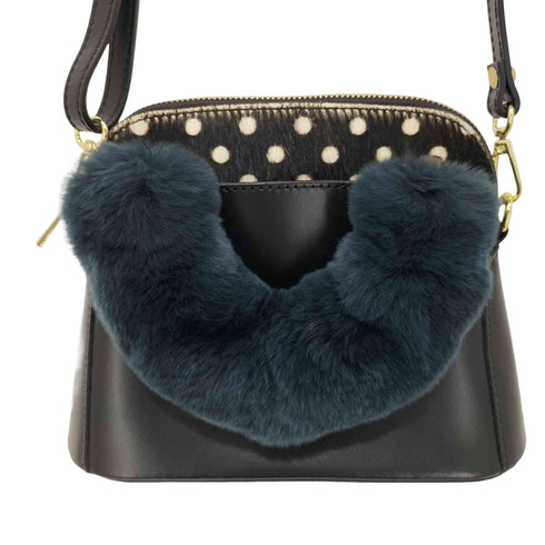 ベヴィニ BEVINI ファーハンドルBAG レディース