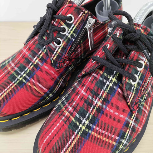 ドクターマーチン Dr.Martens 1461 ZIP プラットフォーム タータンチェック ドレスシューズ レディース UK:4