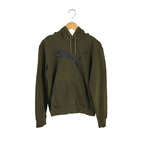 プーマ PUMA ロゴプリント プルオーバーパーカー メンズ import:M