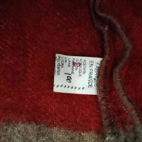 n44 SWISS ARMY BLANKET ZIP HOODIE メンズ import:S