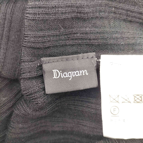 ダイアグラムグレースコンチネンタル Diagram GRACE CONTINENTAL リブハイネックニットトップ セーター レディース JPN:36