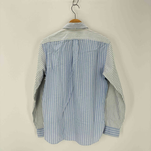 ラルフローレン RALPH LAUREN CLASSIC FIT ストライプ切替 ポニー刺しゅうシャツ メンズ JPN:S