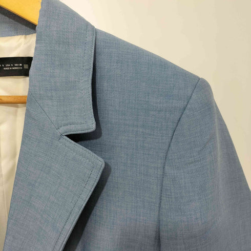 ザラ ZARA STRAIGHT CUT BLAZER BLUE レディース import:S