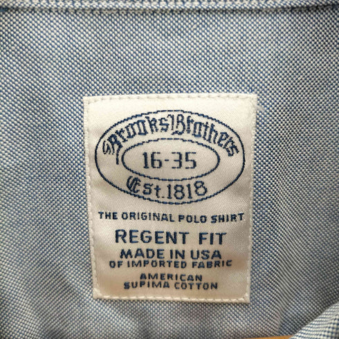 ブルックスブラザーズ BROOKS BROTHERS REGENT FIT ボタンダウンシャツ メンズ 16-35