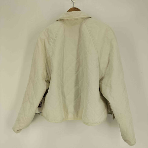 ザラ ZARA ラグランスリーブ クロップド キルティング ジャケット レディース import:M