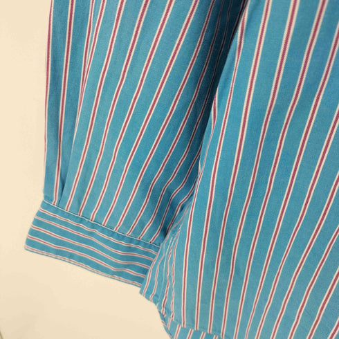 ポロバイラルフローレン Polo by RALPH LAUREN WESTERTON マルチストライプ レギュラーカラーシャツ メンズ import:L