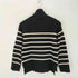 ザラ ZARA ハーフジップボーダーニット レディース import:XS