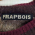 フラボア FRAPBOIS アルパカ シルク混 切替 クルーネックニット レディース JPN:2