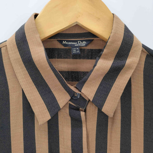 マッシモデュッティ Massimo Dutti STRIPED DRESS レディース 34