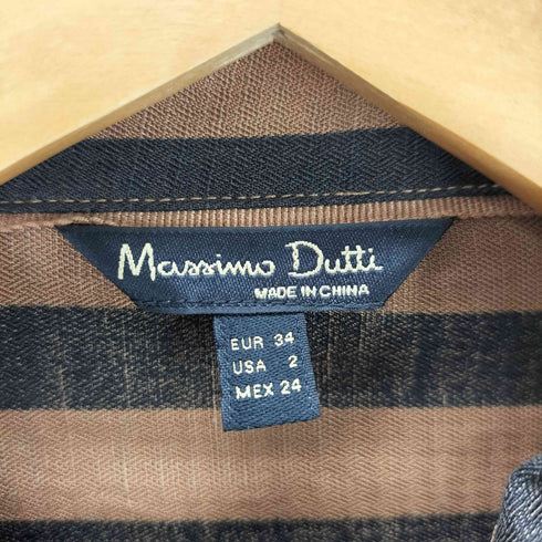 マッシモデュッティ Massimo Dutti STRIPED DRESS レディース 34