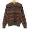 ROYAL SCOTT シェットランドウール 総柄 ニット メンズ import:M