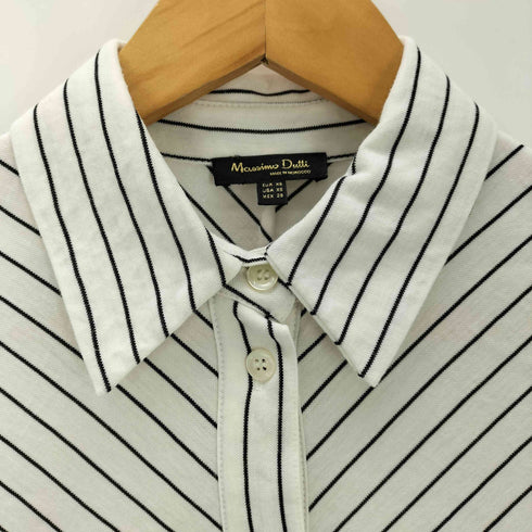 マッシモデュッティ Massimo Dutti 半袖ストライプワンピース レディース import:XS
