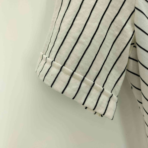 マッシモデュッティ Massimo Dutti 半袖ストライプワンピース レディース import:XS