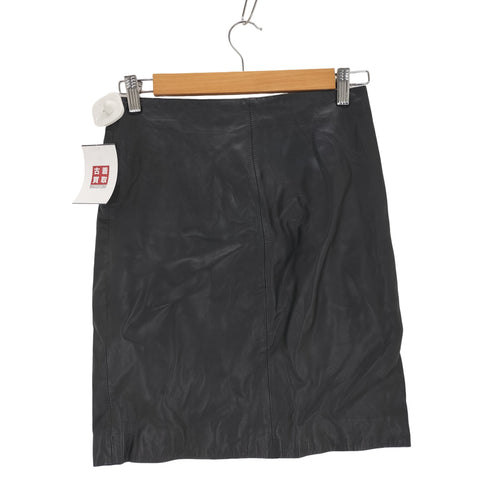 オールセインツ ALLSAINTS レザースカート レディース UK10