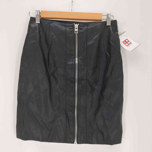 オールセインツ ALLSAINTS レザースカート レディース UK10