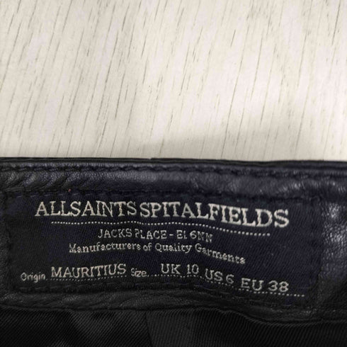 オールセインツ ALLSAINTS レザースカート レディース UK10