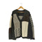 ザラ ZARA パッチワーク ニット カーディガン レディース import:L