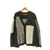 ザラ ZARA パッチワーク ニット カーディガン レディース import:L