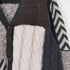 ザラ ZARA パッチワーク ニット カーディガン レディース import:L
