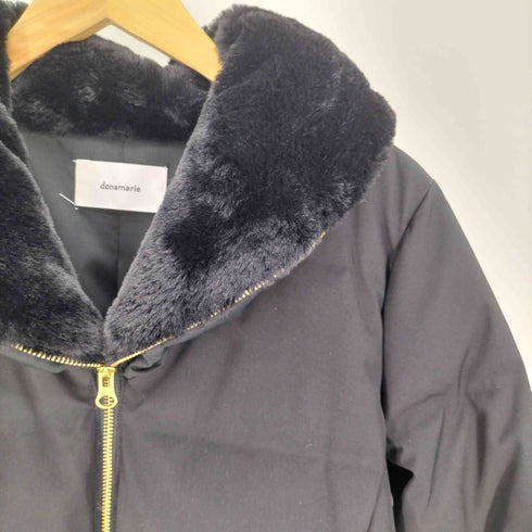 donamarie フェイクファー ラグランスリーブ ロング ダウンコート レディース JPN:38