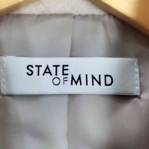 ステートオブマインド STATE OF MIND ノーカラーウールコート レディース JPN:M