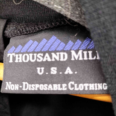 サウザンドマイル THOUSAND MILE ハーフジップハイネックナイロンワンピース レディース