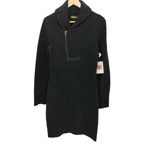 ラグビーラルフローレン Rugby Ralph Lauren ハーフジップ 変形ウールワンピース レディース import:M