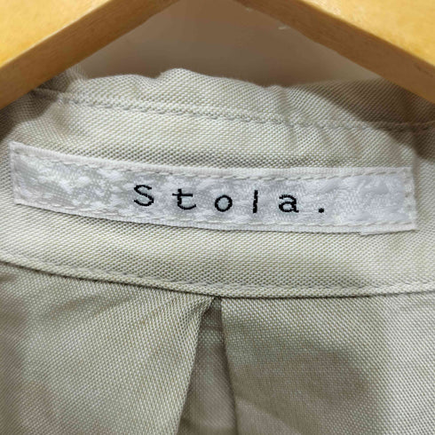 ストラ Stola. サイドスリット オーバーサイズシャツ レディース 38