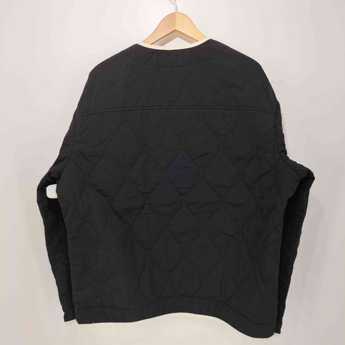 ザラ ZARA ノーカラー キルティングカーディガン レディース import:M