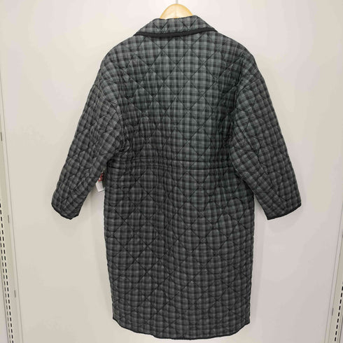 ユニクロシー UNIQLO:C 23AW チェック柄 キルティング ウォームパデッドオーバーサイズコート レディース JPN:S