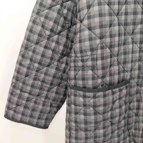 ユニクロシー UNIQLO:C 23AW チェック柄 キルティング ウォームパデッドオーバーサイズコート レディース JPN:S