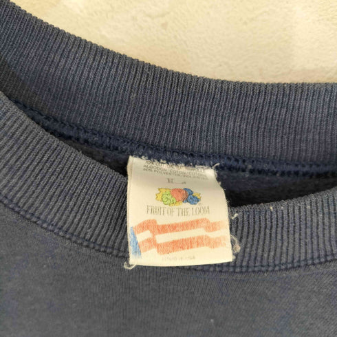 フルーツオブザルーム FRUIT OF THE LOOM アイルランド製 ロゴプリント ラグランスウェット メンズ import:L