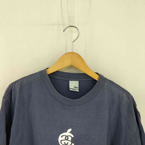 ステューシー Stussy USA製 SSリンク 企業ロゴサンプリング クルーネックTシャツ メンズ import:L