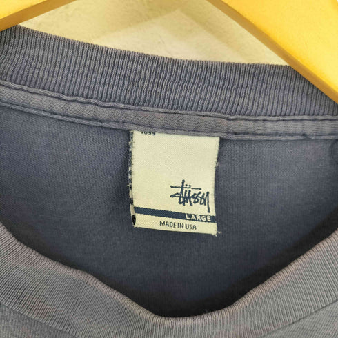ステューシー Stussy USA製 SSリンク 企業ロゴサンプリング クルーネックTシャツ メンズ import:L