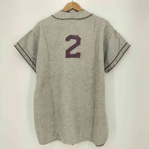 キャンパス CAMPUS VINTAGE ヴィンテージ Dodge Davis ウール ベースボールシャツ フェルト ナス紺 メンズ